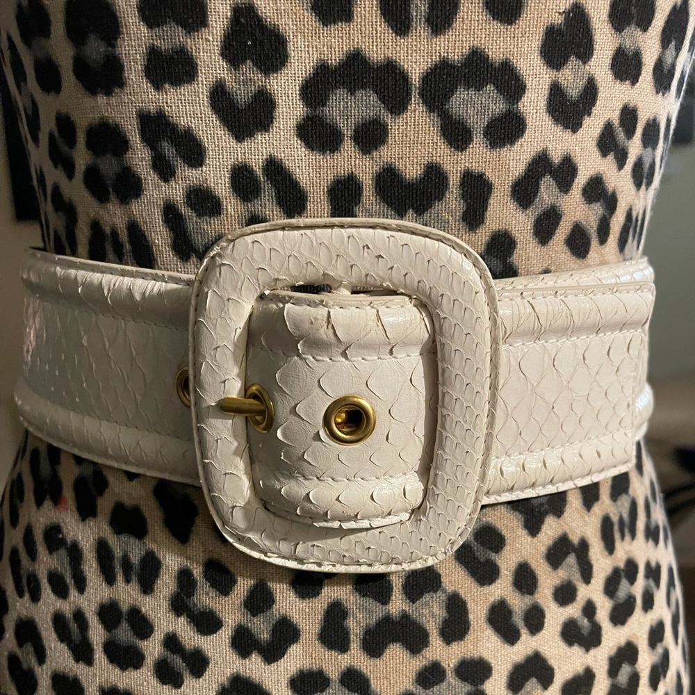 Michael Kors Real Python Belt
